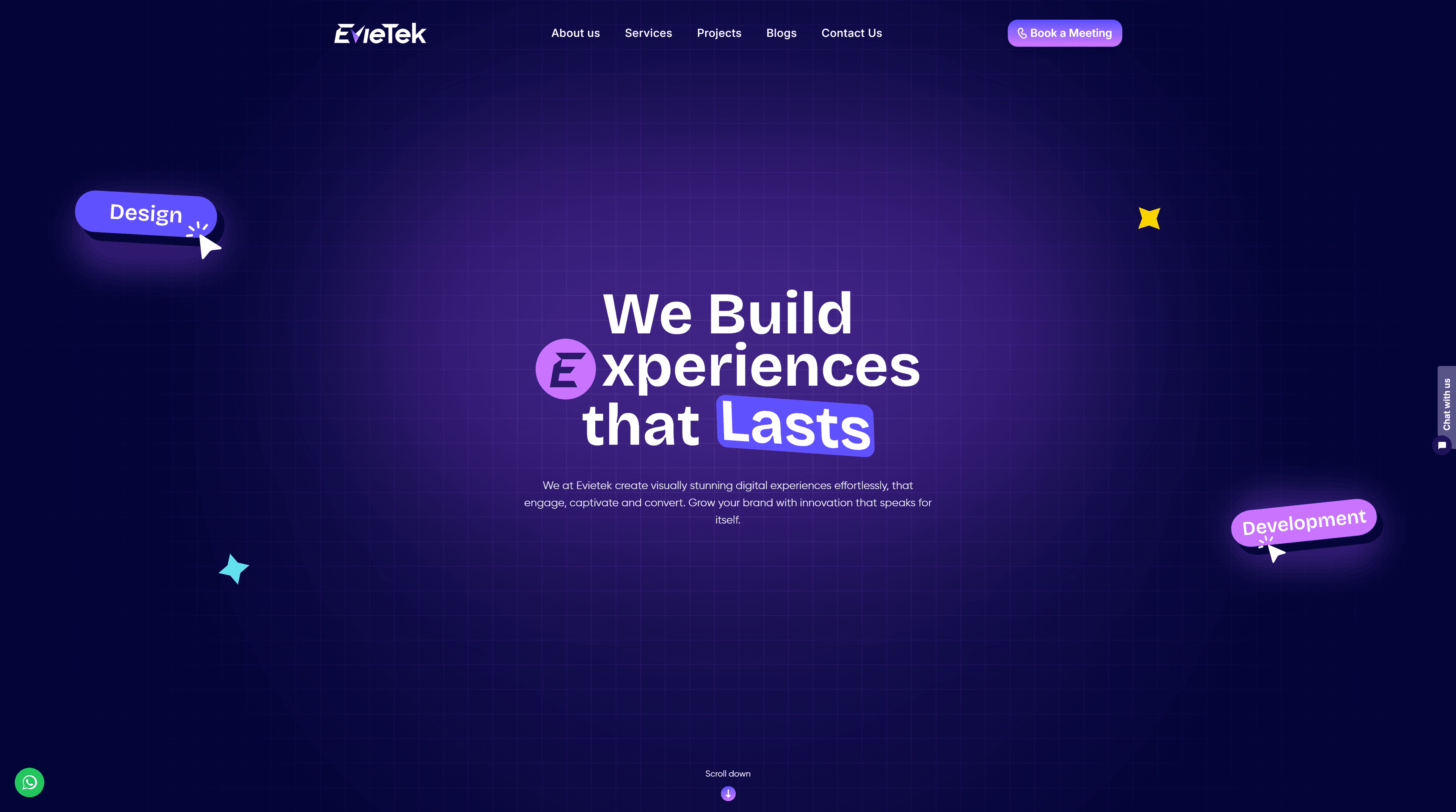 Evietek Agency Website