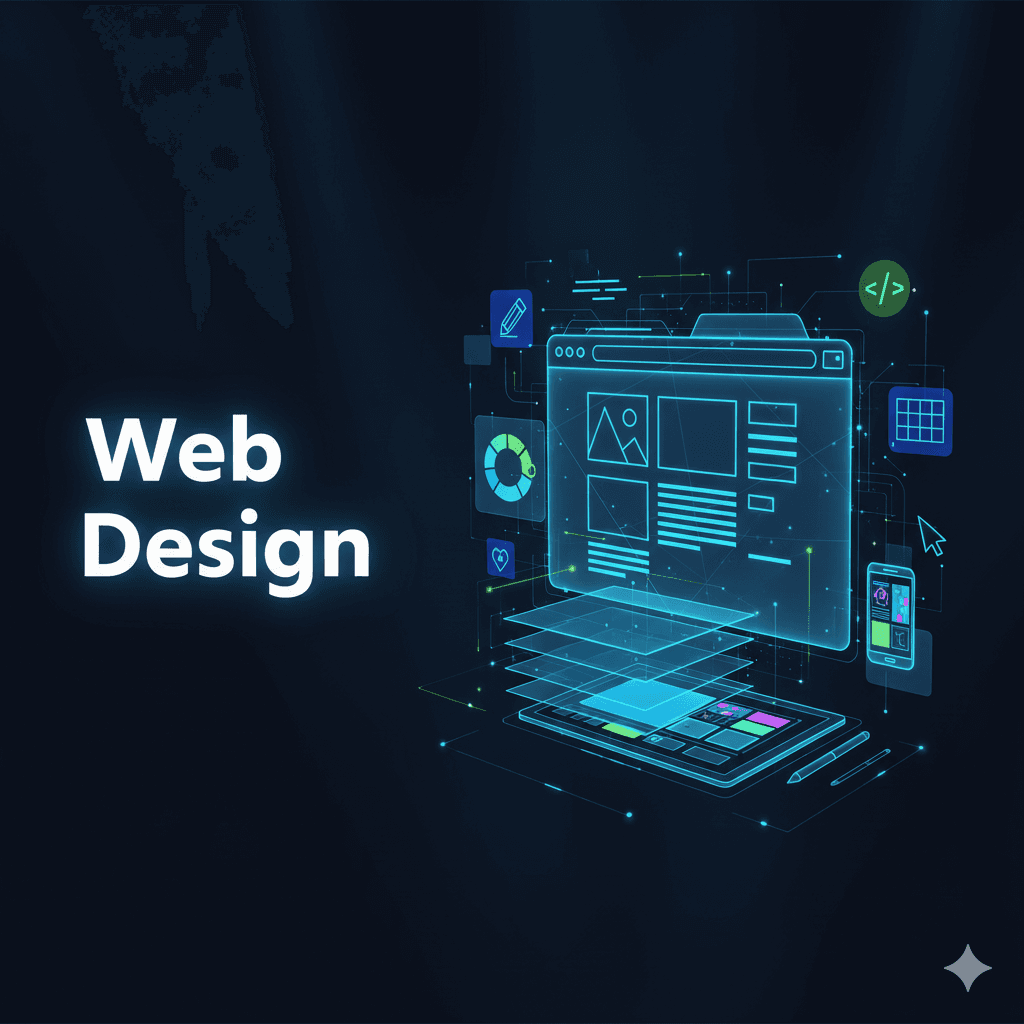 Web design and development project preview